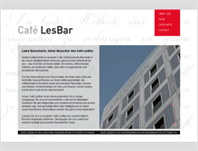 Tablet Screenshot of cafe-lesbar.de